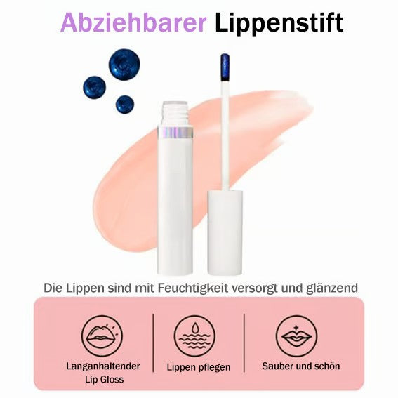 KissTint™ Peel-Off Lippenfarbe – Langanhaltende Farbe, die den ganzen Tag hält. 💋✨