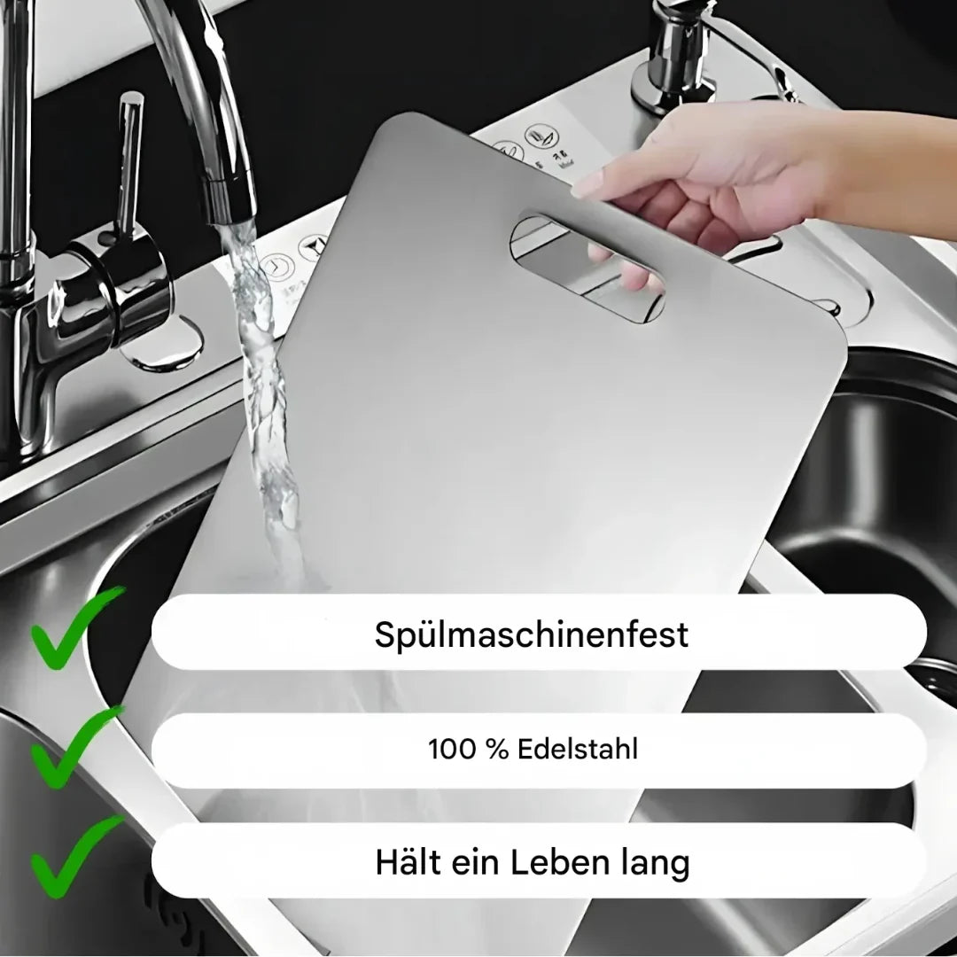 DGLT – SteelGuard Edelstahl-Schneidebrett