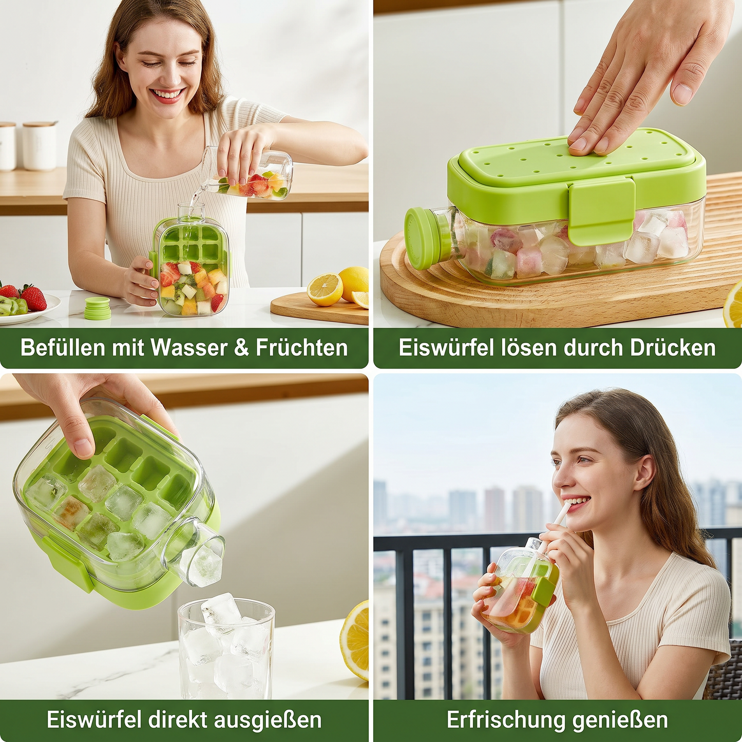 DGLT – IceFlow 2in1 Eiswürfelflasche