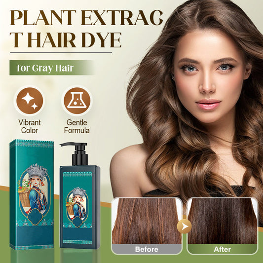 Pflanzenbasierte Haarfarbe für graues Haar