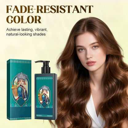 Pflanzenbasierte Haarfarbe für graues Haar