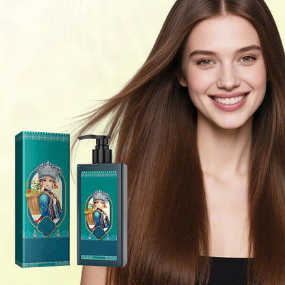 Pflanzenbasierte Haarfarbe für graues Haar