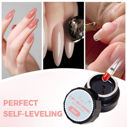 3-in-1 selbstnivellierendes Nagelaufbaugel